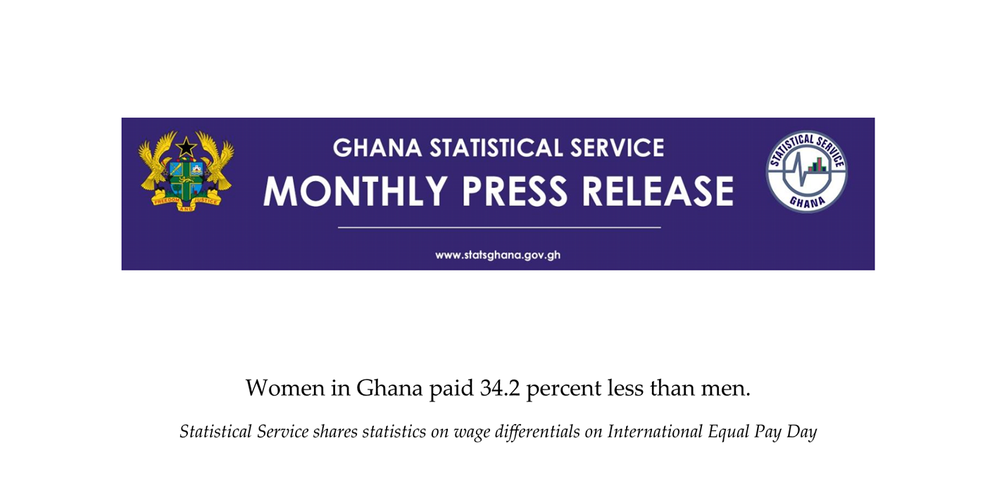 Women in Ghana paid 34.2 percent less than men