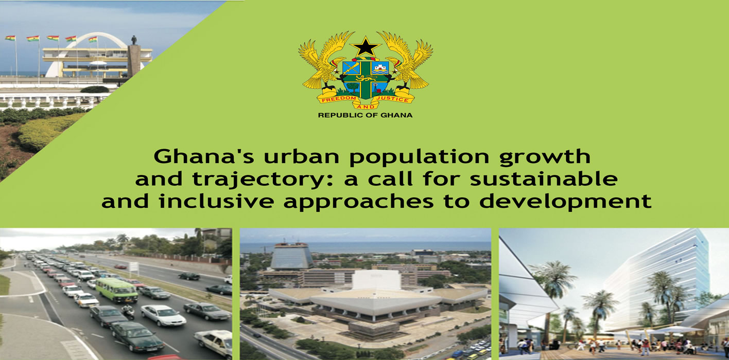 Ghana's urban population growth and trajectory